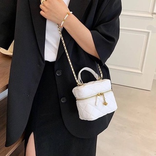 Chanel mini box กระเป๋าใบเล็ก เย็บตาราง สะพายข้าง กระเป๋าสะพาย กระเป๋าถือ กระเป๋าแฟชั่น เกาหลี เกรดพรีเมียม ใช้ได้ทุกวัน