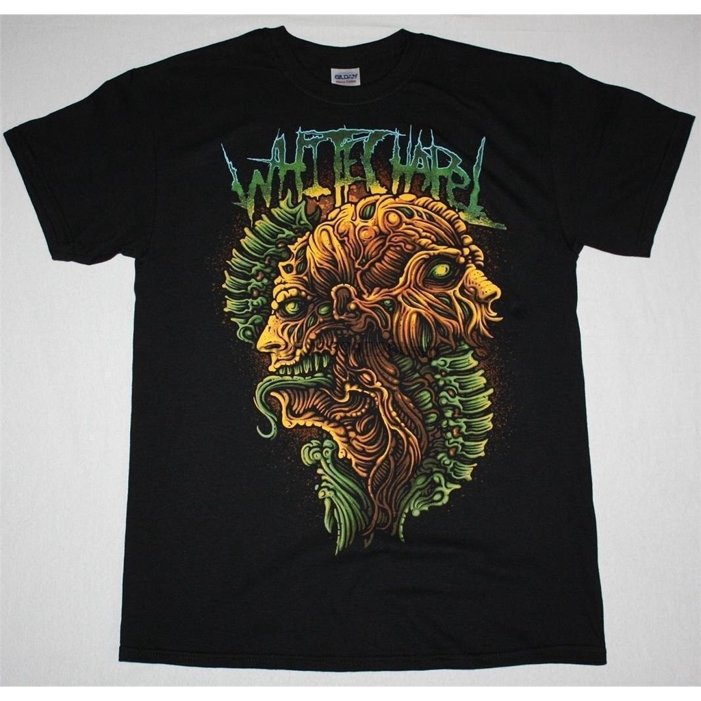 [ยิมเพาะกาย] ยิมเพาะกาย] กายวิภาคศาสตร์ Whitechapel Deathcore ยิ้มดูหมิ่นไอคอนใหม่ S-Xxl สีดําเ t=3