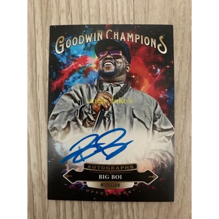 2020 Upper Deck Goodwin Champions - Big Boi #SCA-BB /Auto on Card