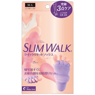 SLIM WALK รีเซ็ตด่วน / PIP / สำหรับพักผ่อน / ถุงเท้าแรงดัน / ส่งตรงจากญี่ปุ่น