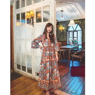 🌸❤️🌸Blossom Boho long Dress🌸❤️🌸ป้ายypy