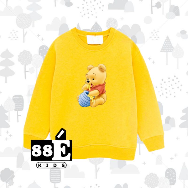 เสื้อแจ็คเก็ตเด็กน่ารัก& 39; - เสื้อกันหนาว Winnie The Pooh - 082