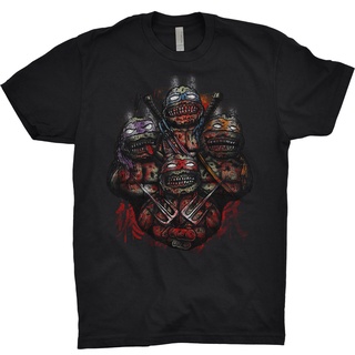 Spot Hot Sale Teenage Mutant Ninja Turtles Tmnt Zombie Halloween Shredder Splinter Pure Cotton Comfortable MenS T-Shirt