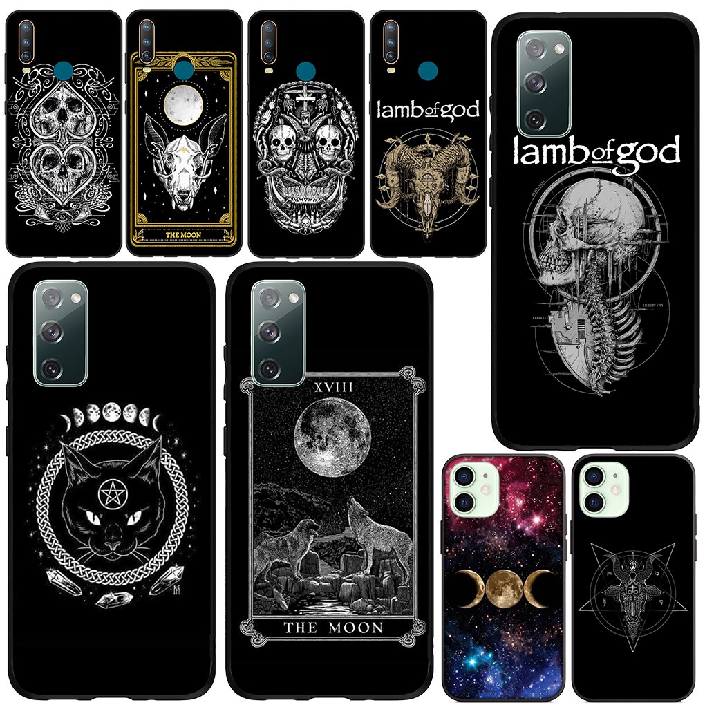 ปลอกซิลิโคนอ่อนนุ่ม VIVO Y55 Y71 Y75 V7 Plus Y79 V11 Pro Y55S + V7+ ฝาครอบโทรศัพท์ A-MB102 skull Wit