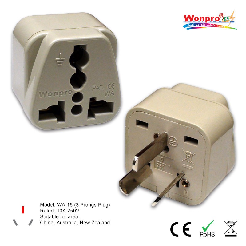 WONPRO Travel Adapter WA-16