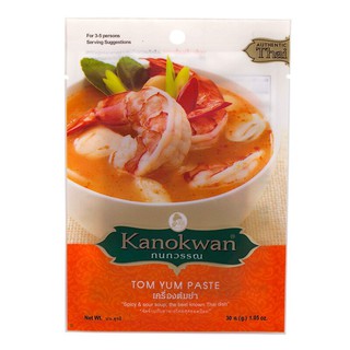 กนกวรรณเครื่องต้มยำ 30กรัม Kanokwan Tom Yam Machine 30 grams