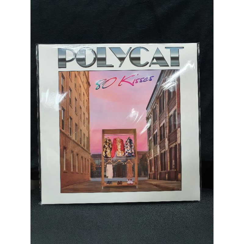Vinyl Polycat แผ่นเสียงสีฟ้า อัลบั้ม 80 kisses มือ 1