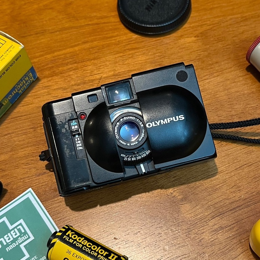 กล้องฟิล์ม 📸 Olympus XA : Lens 35mm F/2.8 📸 ทำงานเต็มระบบ 100% ☑️