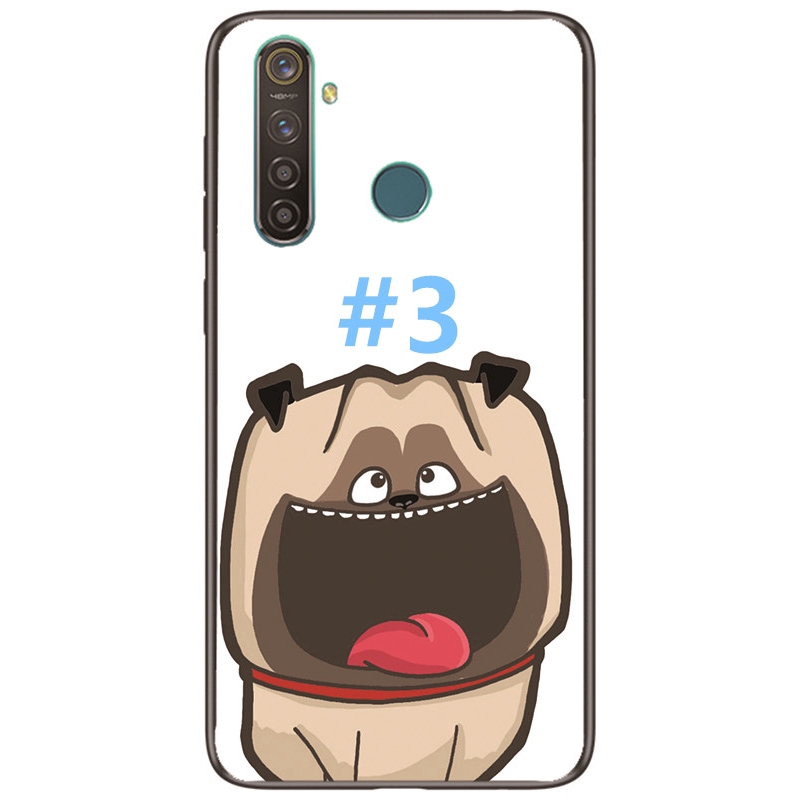 เคสโทรศัพท์พิมพ์ลายการ์ตูนสุนัขน่ารักสําหรับ oppo realme 5 pro/xt/x2/k5/x lite/realme q lite tpu #8