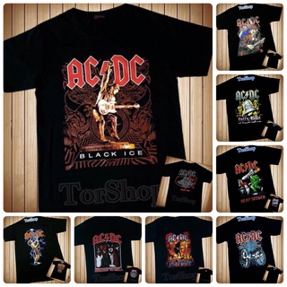 เสื้อวง ACDC ไม่มีตะเข็บข้างลำตัว