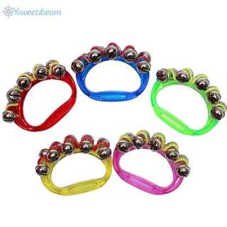 Jingle Rattle Sleigh Bells กระดิ่งมือจับเครื่องดนตรีของเล่นสําหรับเด็ก