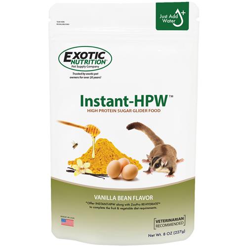 [พร้อมส่ง] (แบ่งขาย 22g.) Exotic Nutrition - Instant HPW Original อาหารชูการ์ไกลเดอร์ ออริจินอล