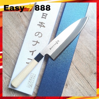 มีดเดบะ มีดทำครัว มีดเชฟญี่ปุ่น มีดแล่ปลา แล่เนื้อ ด้ามไม้ ล…