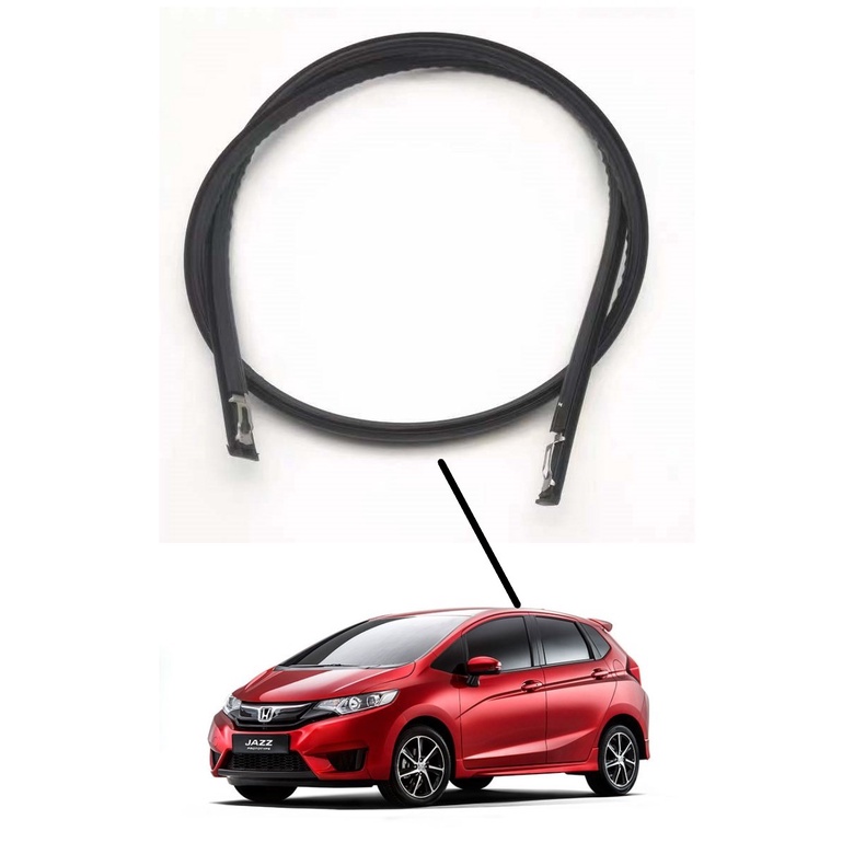 แถบยางหลังคารถ / แถบซีลหลังคา / ท่อกั้นหลังคา สําหรับ HONDA jazz GK5 FIT 2015 2016 2017 2018