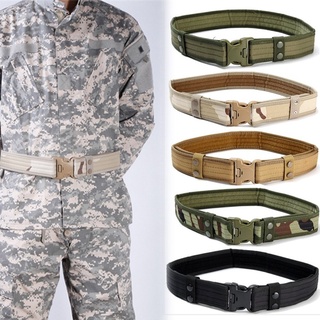 เข็มขัดผู้ชาย เข็มขัด ผู้ชาย เข็ดขัดทหาร Men Military Belt Buckle Adjustable Combat Rescue Rigger Tool Waistband