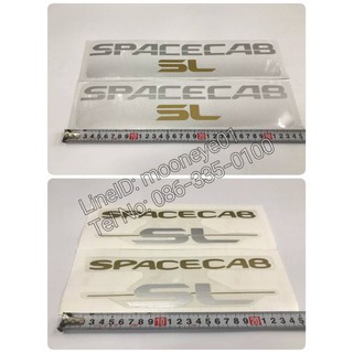 Sticker สติ๊กเกอร์ดั้งเดิม SPACECAB SL ติดแค๊ป ISUZU (อีซูซุ)