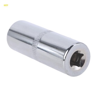 WER 1/4 Hex Ratchets Extension Sleeve Bar Socket Adapter Drive Socket Wrench Spanner Converter Tool 6-14MM Universal Joint
