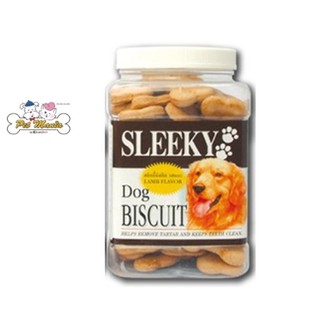 (รสเเกะ)SLEEKY Biscuit บิสกิตสำหรับสุนัข 560 g