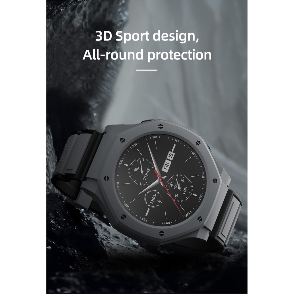Sikai Tpu เคสป้องกันสําหรับ Huawei Watch Gt2 Pro #8