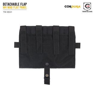 ซองแม็KKาซีน Detachable Flap M4 Mag Flat Panel ( Twinfalcons ) [ TW-M041 ] "BY TACTICAL UNIT"