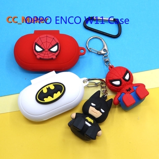 MARVEL ( In Stock ) เคสโทรศัพท์มือถือลายการ์ตูนฮีโร่สําหรับ Oppo Enco W11 ( W31 Lite )