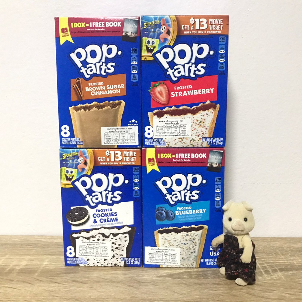 Pop-Tarts นำเข้าพร้อมส่ง มีให้เลือ 4รสชาติ ขนมอบกรอบ July-Nov/2021