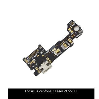 บอร์ดชาร์จ USB ไมค์ ยืดหยุ่น สําหรับ ASUS Zenfone 3 Laser ZC551KL Z01BD