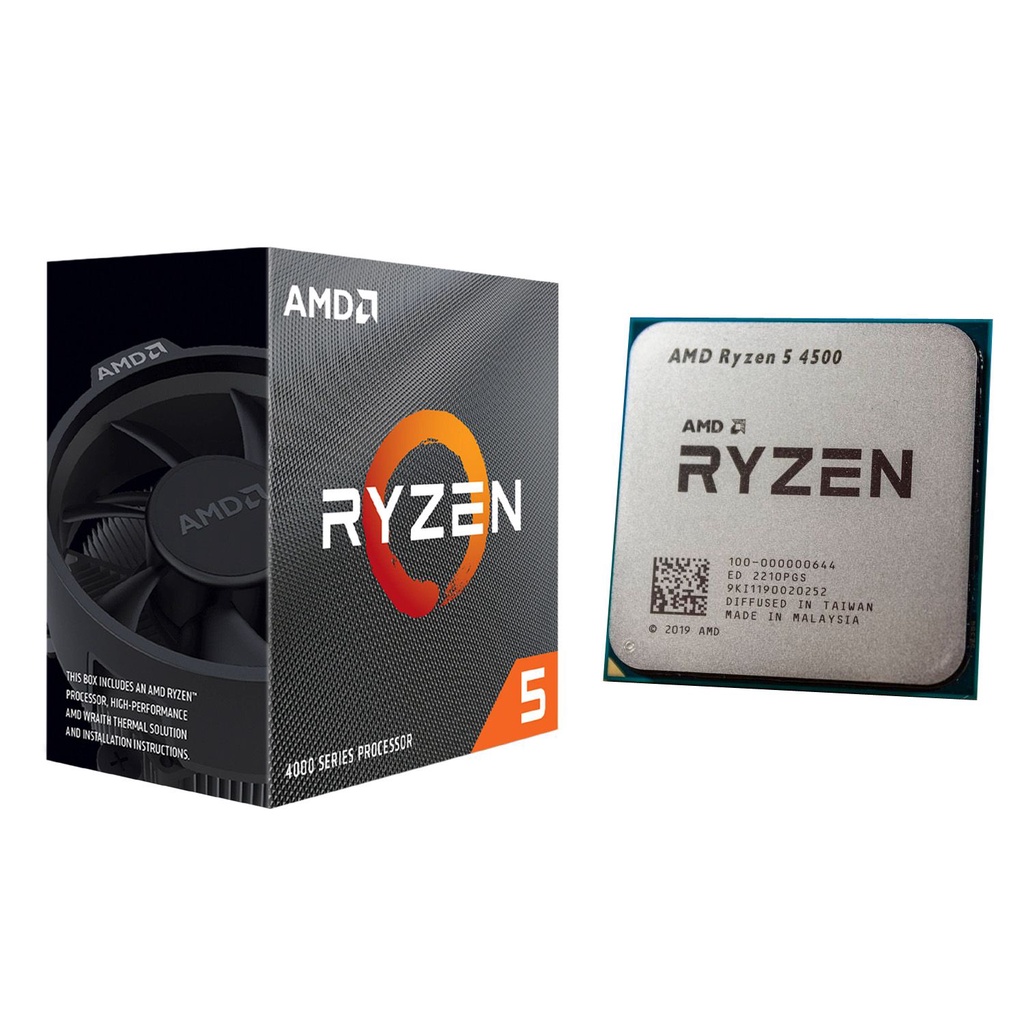 AMD Ryzen 5 4500 (6-Core, 4.1 GHz Max Boost) Unlocked Desktop Processor ...