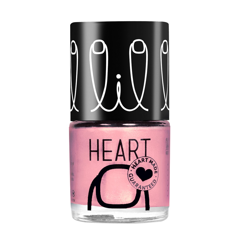 Little Heart Nail Colors ยาทาเล็บเด็กลอกออกได้   Pinky Winky 8ml. สีชมพูอ่อนชิมเมอร์