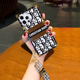 Xiaomi Redmi Note 11 Note 11 Pro 11T Note 10 MI 12 12 Pro K50 Square fashion luxury high-end tide brand letter mobile phone case