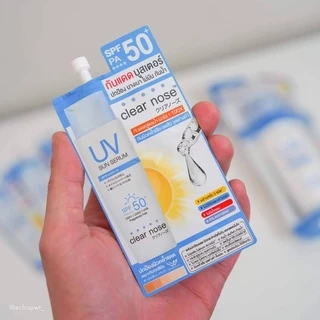 (กล่องX6ซอง) Clear Nose เคลียร์โนส กันแดดบูสเตอร์ UV Sun Serum (SPF50+ PA++++)