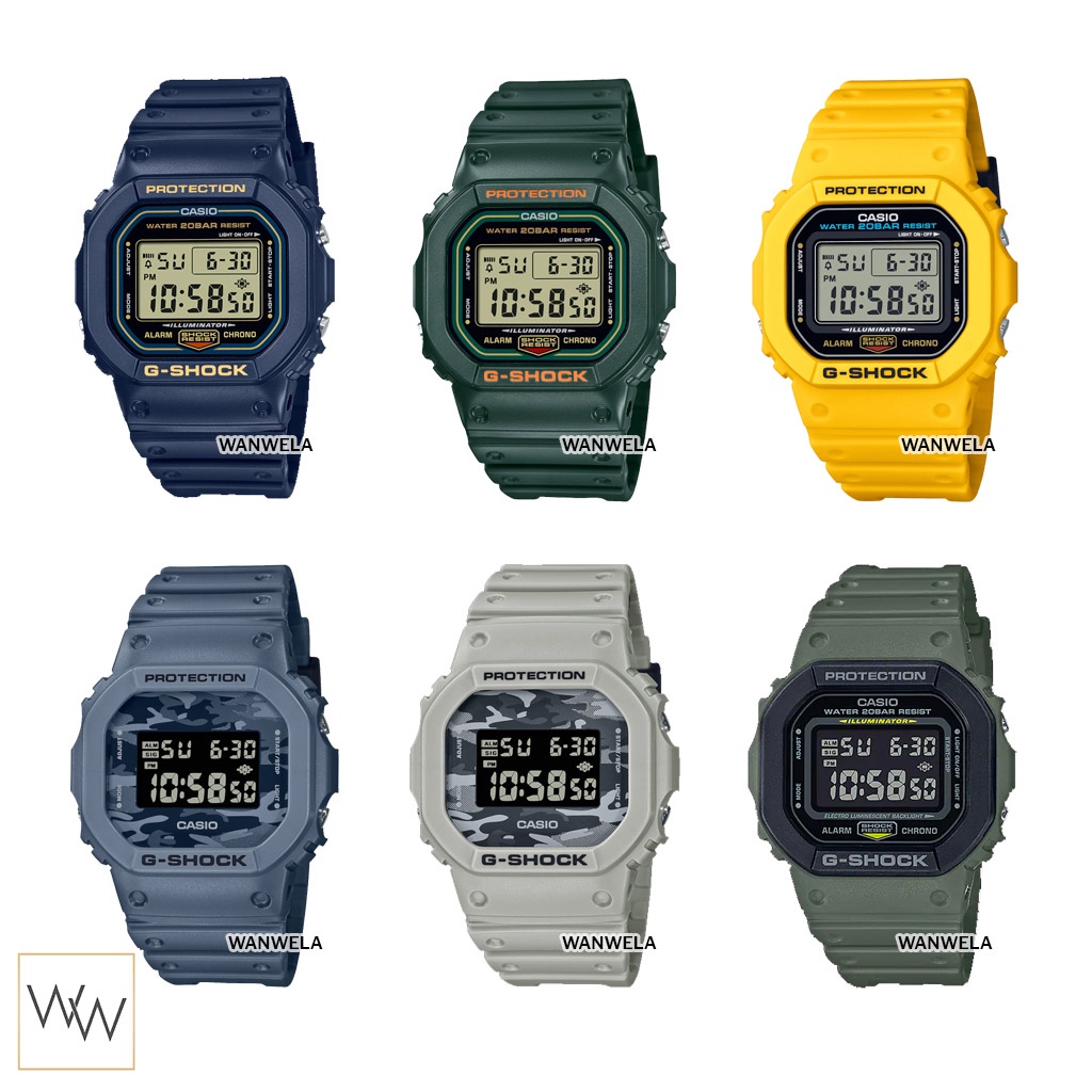 ของแท้ นาฬิกาข้อมือ G-Shock DW-5600 &amp; DW5610 Series ประกัน CMG