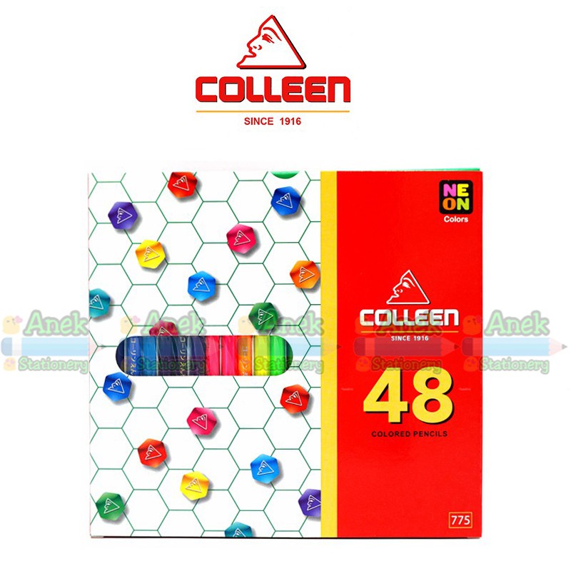 สีไม้ Colleen 48แท่ง48สี#775(แท่งเหลี่ยม)