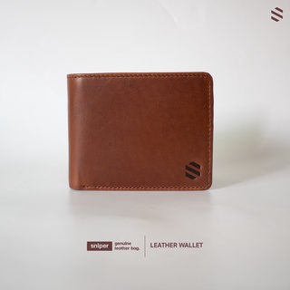 กระเป๋าสตางค์ หนังวัวเเท้ ผู้ชาย กระเป๋าสตางค์ใบสั้น LEATHER WALLET