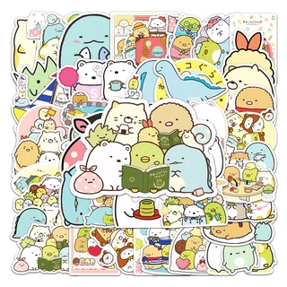 สติกเกอร์ ลายการ์ตูน Sumikkogurashi น่ารัก กันน้ํา สําหรับตกแต่งสมุดภาพ (3-5 ซม.) 50 ชิ้น