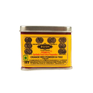 Bush Orange Red Powder (Color) 100g บุชออเรนจ์ผงสีแดง (สี)