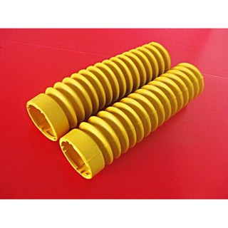 HONDA MTX200 MTX125 MTX200R FRONT FORK RUBBER (2 PCS) "YELLOW" // ยางกันฝุ่น สีเหลือง