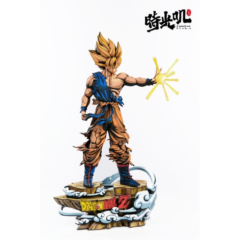 Dragonball Super Seiya Sun Goku 🔥Time Chi studio  1/6 Scale 2D painted Statue