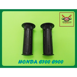 HONDA C700 C900 HANDLE GRIP RUBBER "BLACK" // ปลอกมือ ปลอกแฮนด์ สีดำ สินค้าคุณภาพดี