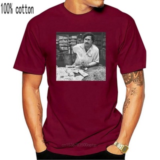 เสื้อยืด ผ้าฝ้าย พิมพ์ลาย Pablo Escobar คุณภาพสูง แฟชั่นสําหรับผู้ชาย 2022S-5XL