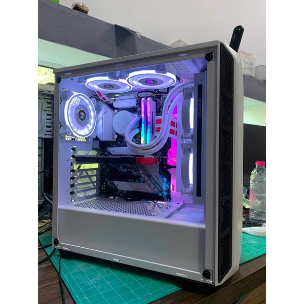 i5  10400f b460 steel legend ram16 gb rgb ssd250Gbm.2 1060 3g white