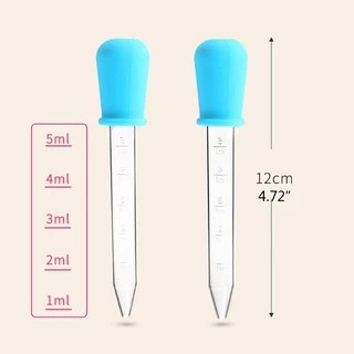 Sanx หลอดดูดดรอปเปอร์พลาสติก 5 มล Dropper. 10 ชิ้น