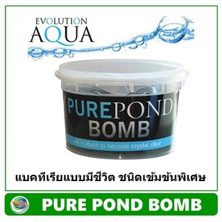 Evolution Aqua Pure Pond Bomb แบคทีเรียแบบมีชีวิต ชนิดเข้มข้นพิเศษ สำหรับบ่อปลาขนาด 20 ตันขึ้นไป ช่วยบำบ