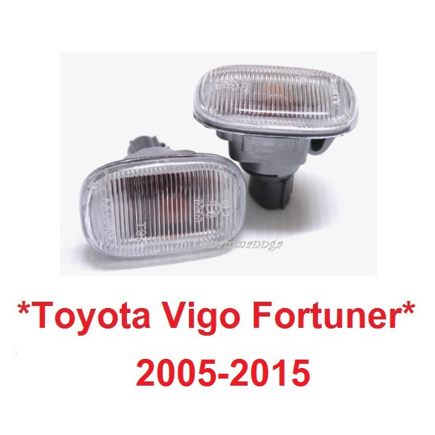ไฟเลี้ยว ไฟแก้ม TOYOTA HILUX VIGO 2005 - 2015 FORTUNER ALTIS CAMRY VIOS RAV4 ไฟข้าง ไฟสัญญาณ โตโยต้า วีโก้ ฟอร์จูนเนอร์