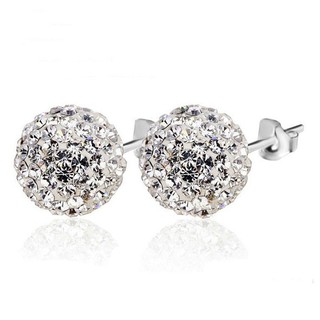 เกาหลีแชมบาล่าคริสตัล Stud Earrings เพชรเต็มต่างหูขนาดเล็กเครื่องประดับดาวแฟชั่นขายส่ง de2-3764