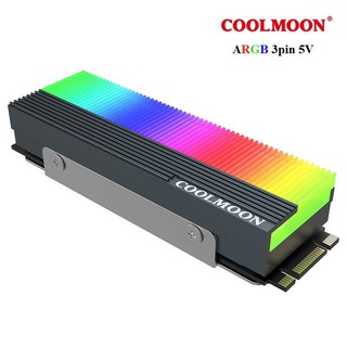 HeatSink SSD M.2 2280 ARGB 3pin 5V Coolmoon CM-M2A