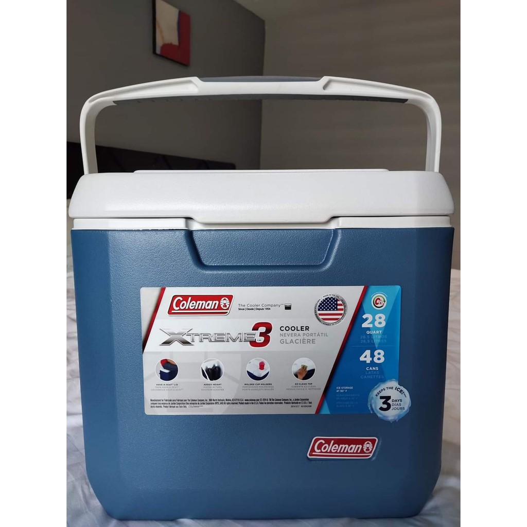 Coleman ถังน้ำแข็ง ขนาด 28 QT EXTREME BLUE / กระติกน้ำแข็ง / cooler box