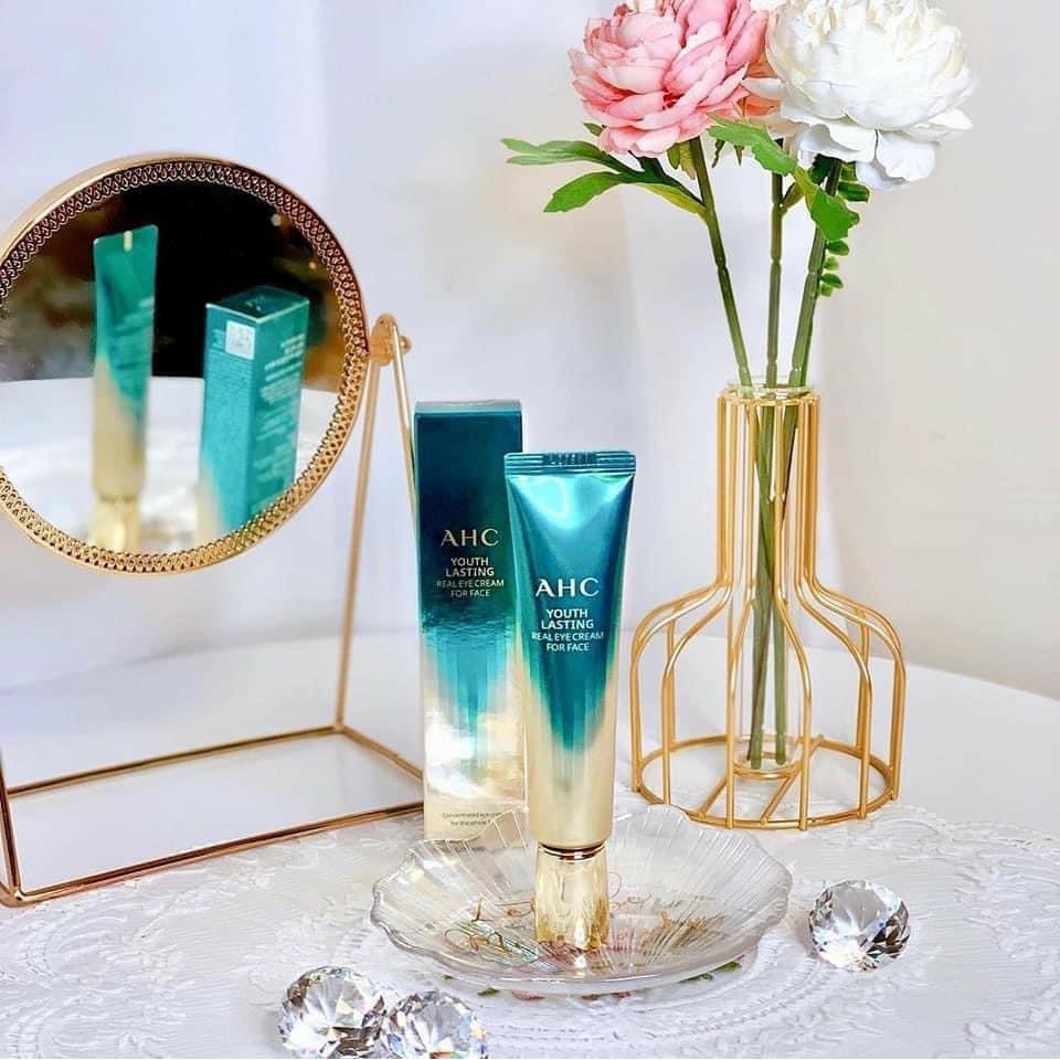 ของแท้ จากเกาหลี AHC Eyes Cream ครีมบำรุงรอบดวงตา หลอดเขียว ขนาด 12ml