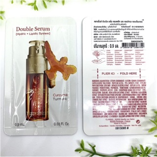 🔥แท้💯%🔥ฉลากไทย 0.9ml.ผลิต8/62 เซรั่มบำรุงผิวหน้า CLARINS Double Serum