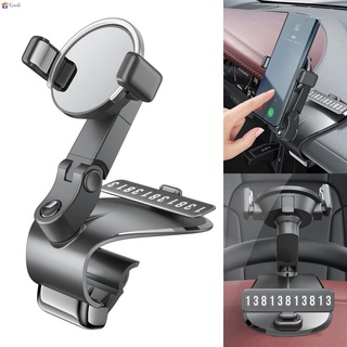 Universal โทรศัพท์มือถือ Gps Car Dashboard Mount ที่วางโทรศัพท์ขาตั้ง360หมุน Hud คลิปบน Cradle ที่วางโทรศัพท์ในรถยนต์【Goob】